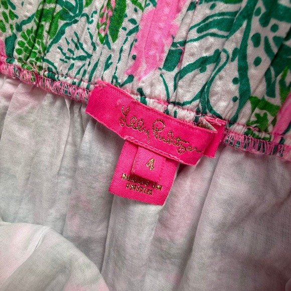 Lilly Pulitzer Kasida Women's Botanical Garden Tiered Maxi Skirt Just Wing It 4 - Picture 8 of 10